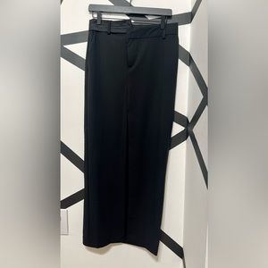 Zara double waisted maxi skirt with slit